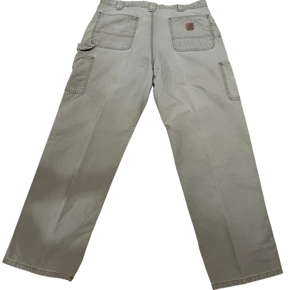 Carhartt Men’s Brown Carpenter Work pants  38x32 B151 LBR #2